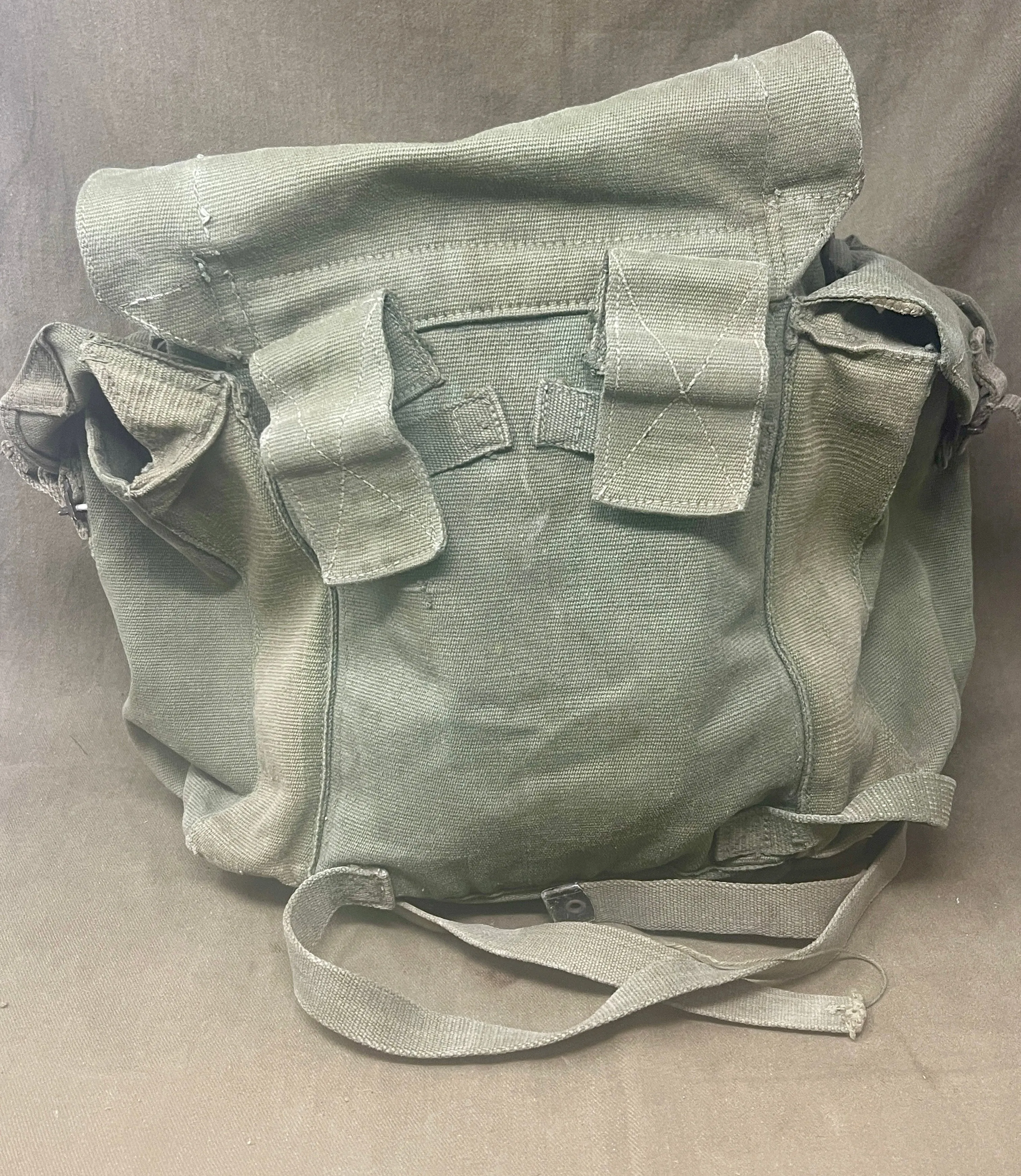 1944 Pattern Small Pack complete with Left & Right Webbing Straps