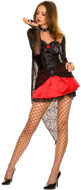 2 Piece Sexy Spider Witch Costume - Closeout