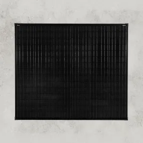 250W 12V Slimline Black Glass Solar Panel (20mm Frame)