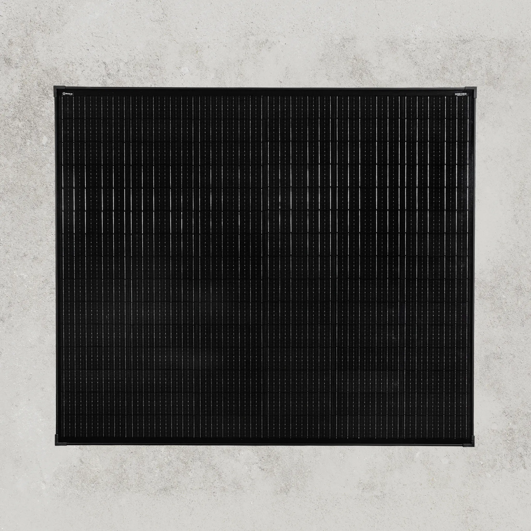 250W 12V Slimline Black Glass Solar Panel (20mm Frame)