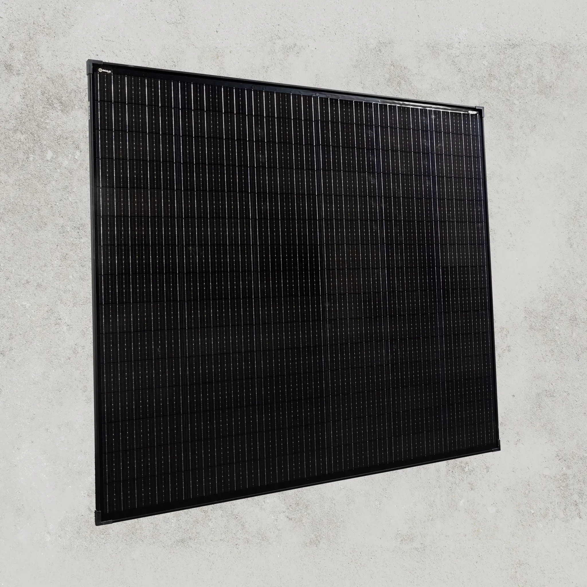 250W 12V Slimline Black Glass Solar Panel (20mm Frame)