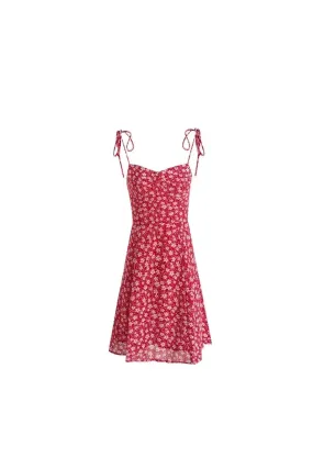 'Alice' Strappy Sleeveless Floral Printed  Dress