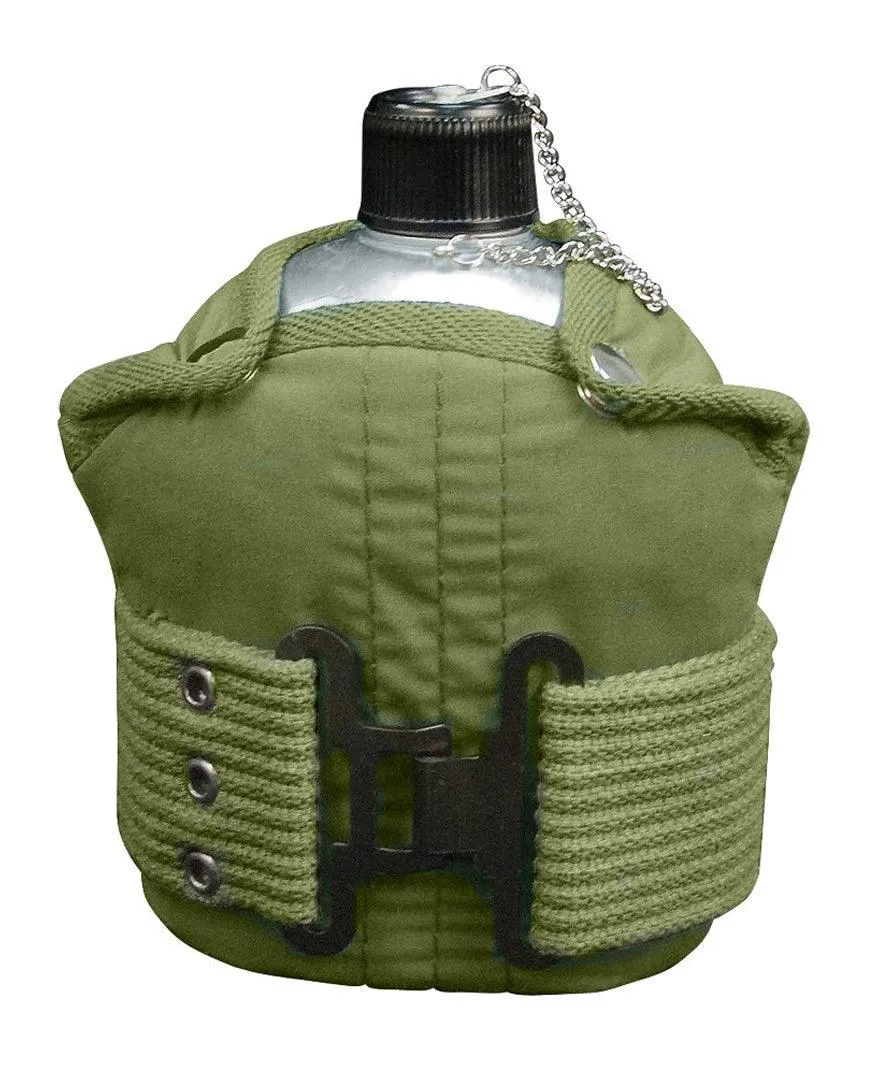 Aluminum Canteen And Pistol Belt Kit