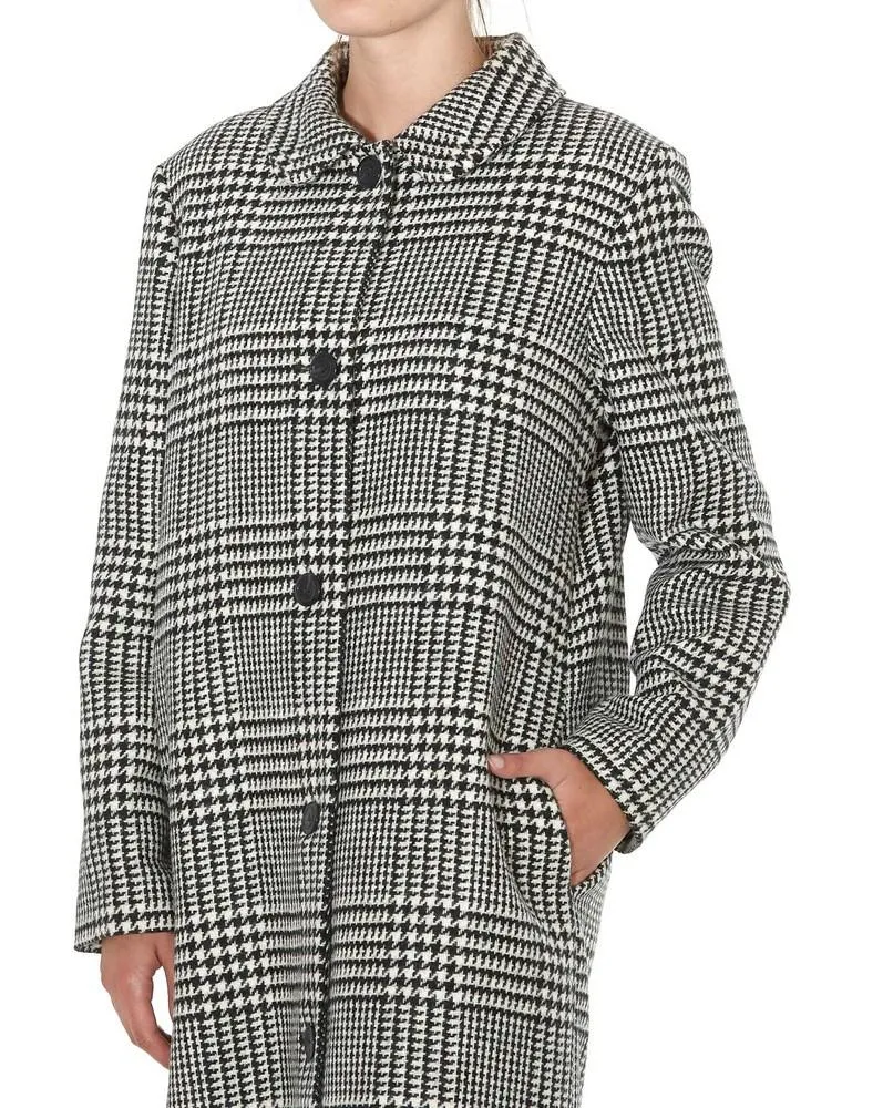 A.P.C. Houndstooth Straight Coat