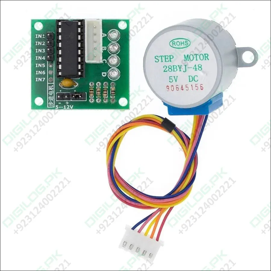 Arduino 28byj48 5v Stepper Motor With Uln2003 Driver In Pakistan