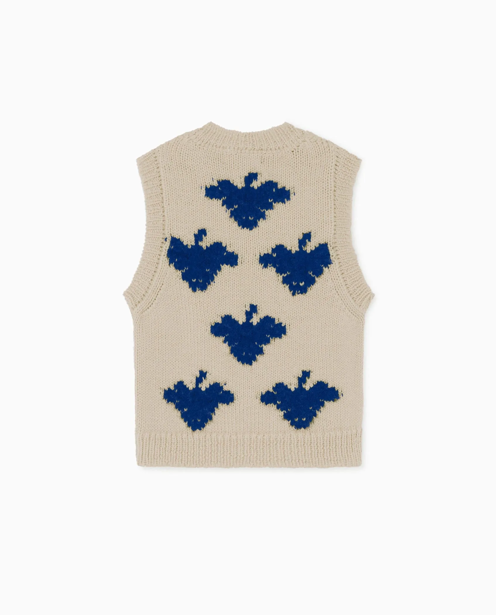 Arty Bat Kids Vest Raw White