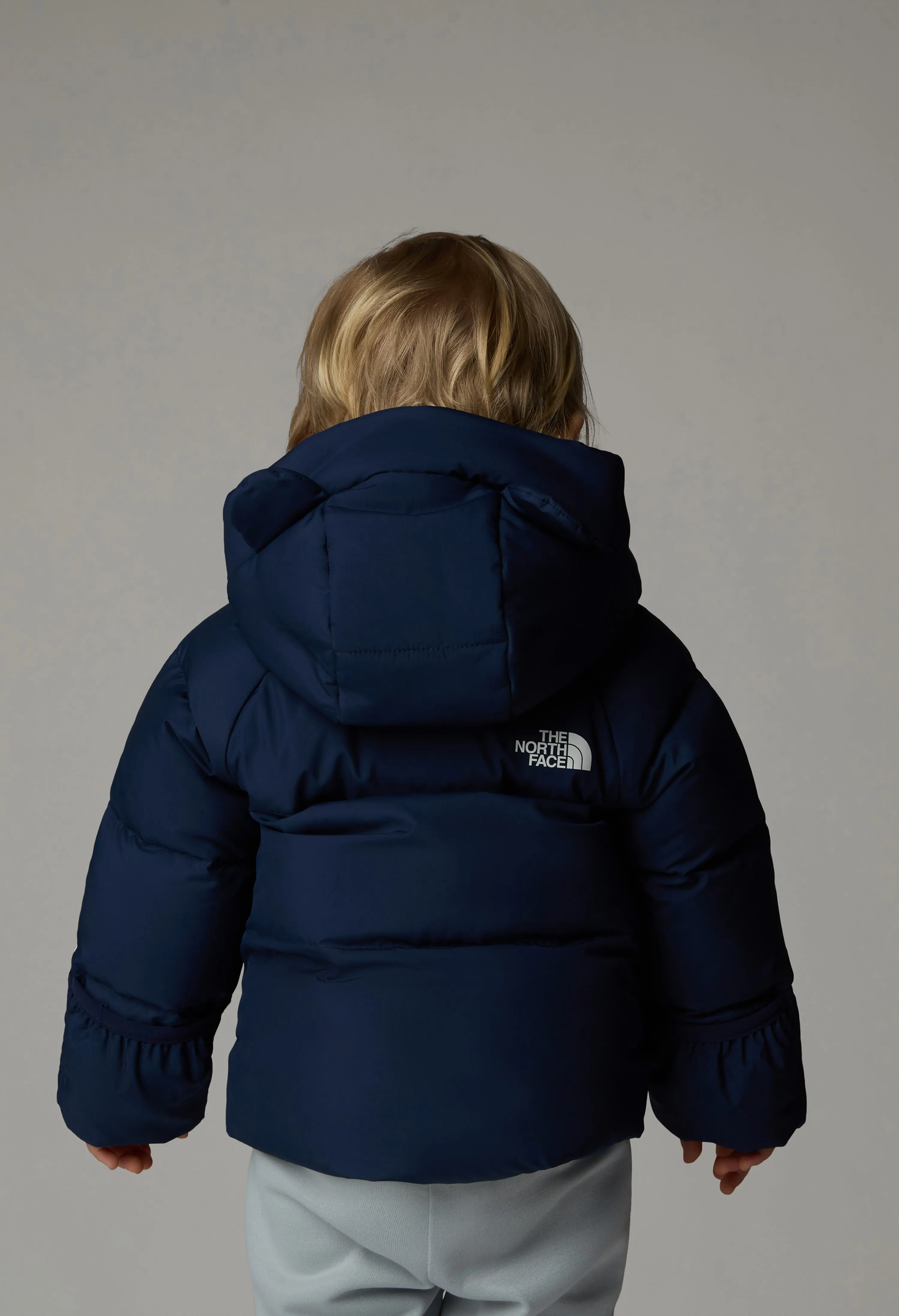 Baby The North Face Blue North Down Fleece Lined Jacket