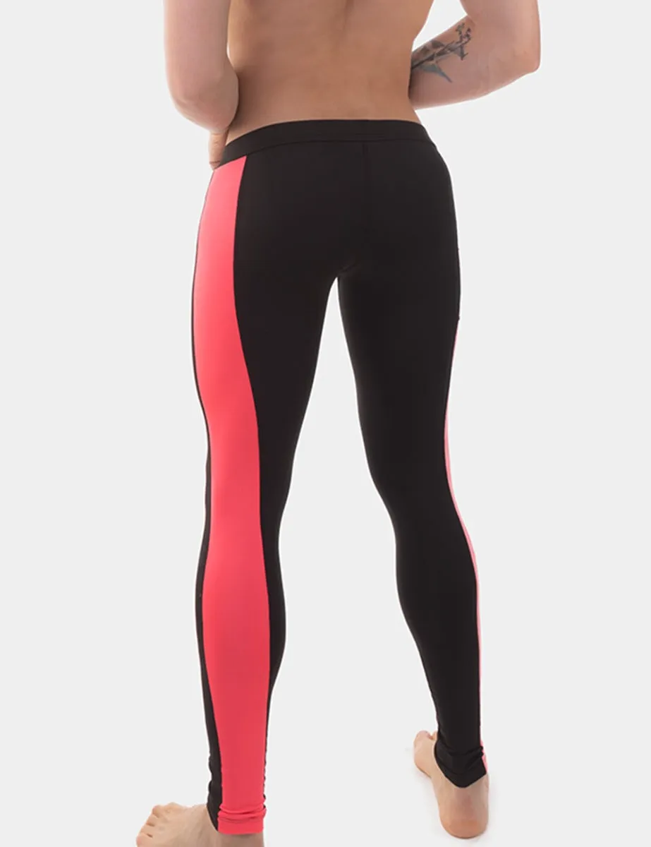 Barcode Berlin Long Leggings Onniko Black Neonpink