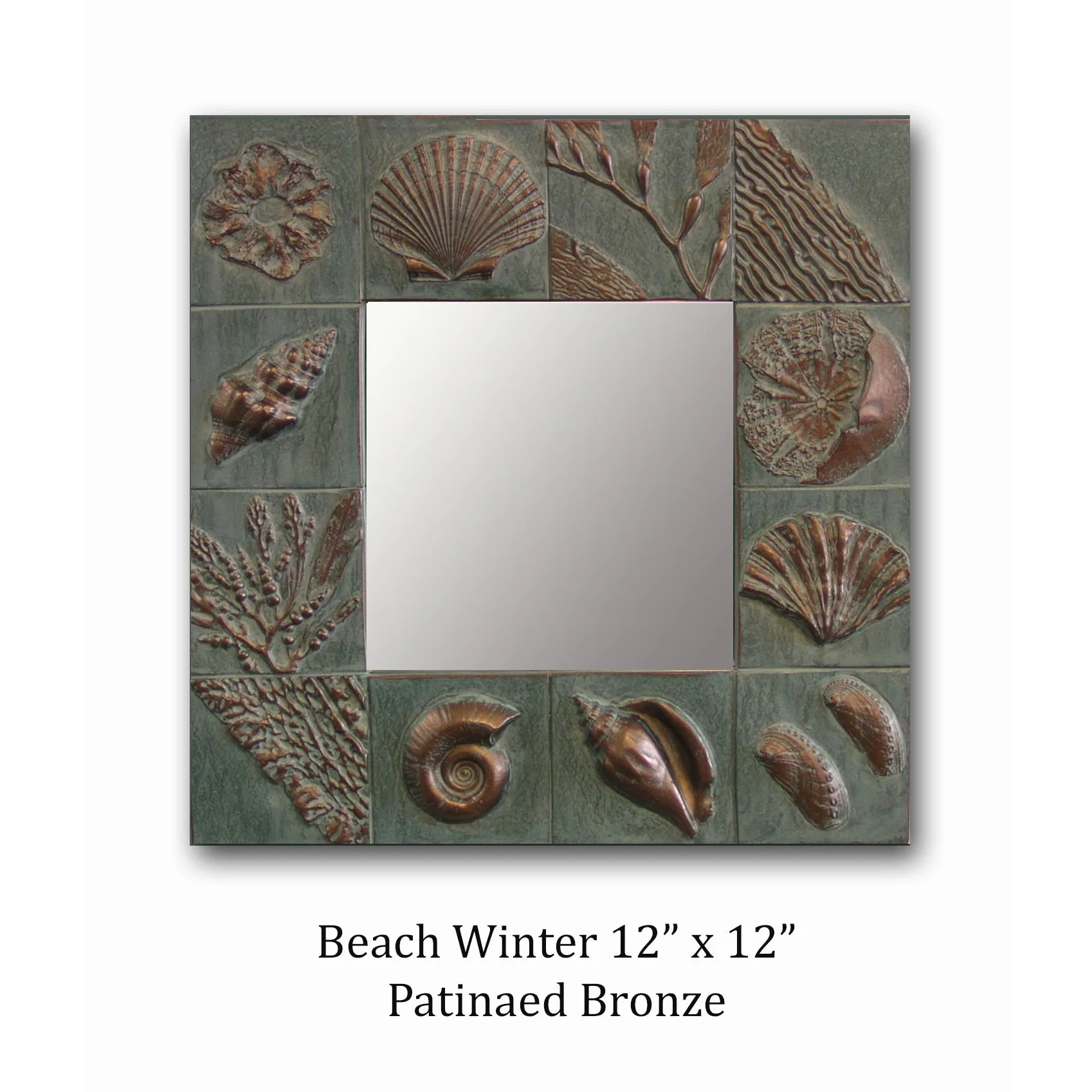 Beach in Winter Mirror by Deborah Childress of Blindspot Mirrors