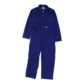 Blue Castle Mens Blue 1 Piece Overall | Vintage Workwear Coverall Boiler Suit