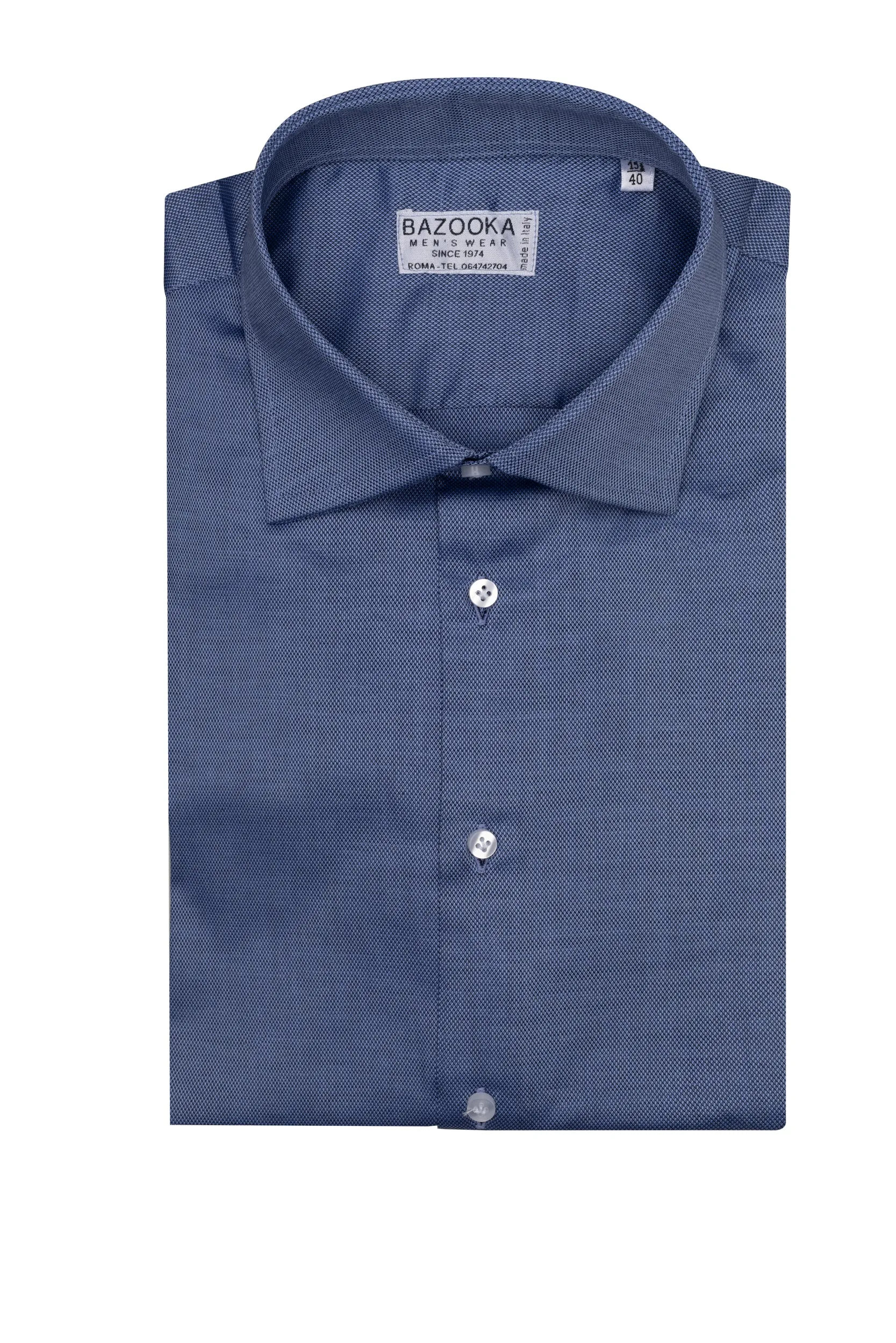 Blue Operato Shirt by Bazooka