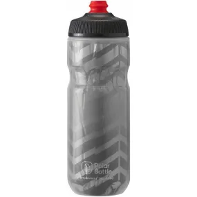 Breakaway Bolt Insulated Bike Water Bottle - 20oz, Charcoal/Silver