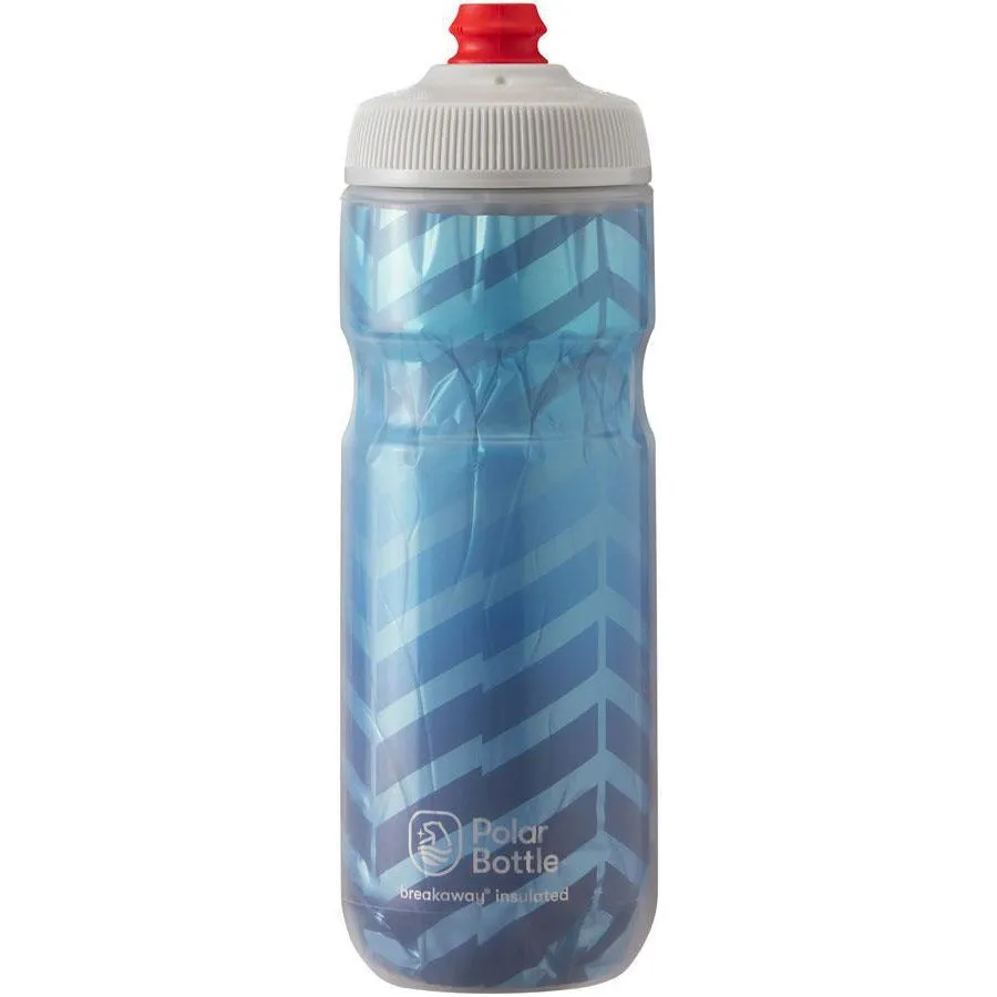 Breakaway Bolt Insulated Bike Water Bottle - 20oz, Cobalt Blue/Silver