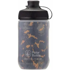 Breakaway Muck Insulated Shatter Bike Water Bottle - 12oz, Charcoal/Copper