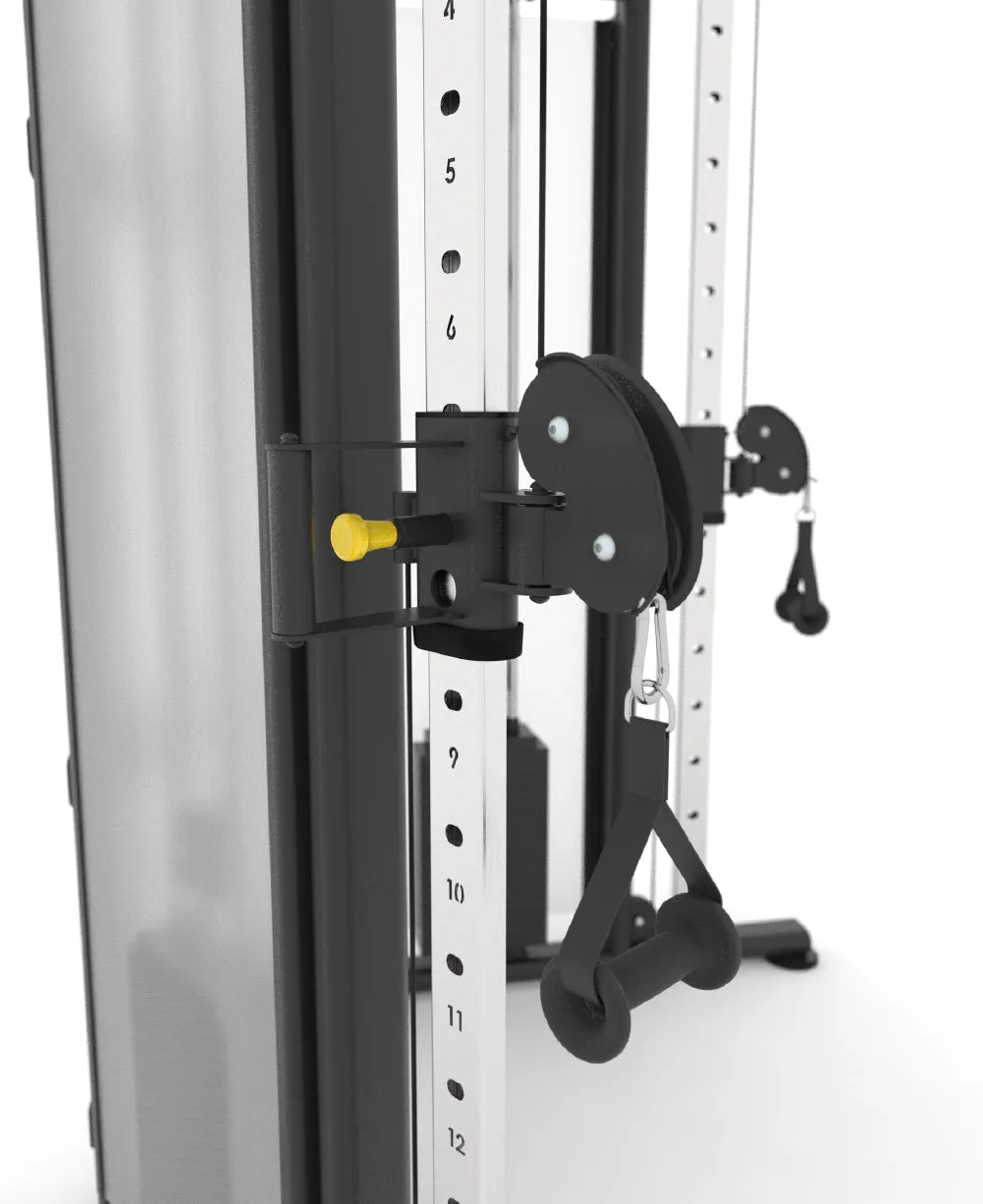 Bulldog Gear - Dual Cable Adjustable Pulley Machine - Functional Trainer x2 100kg Stacks in