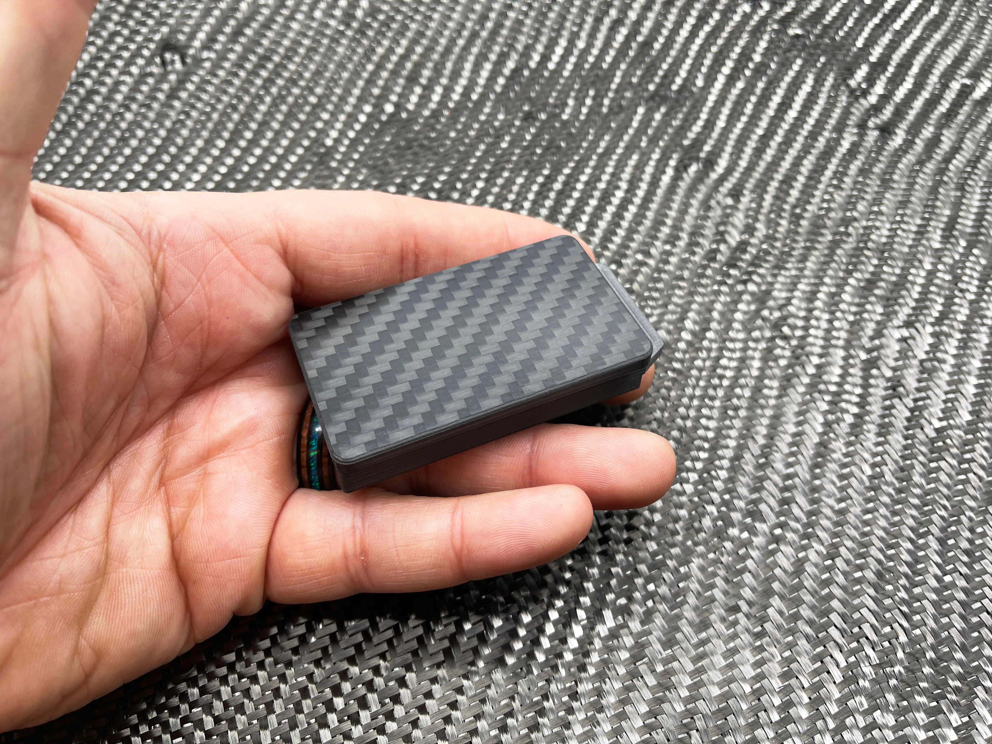 Carbon Fiber Pocket Strong Box With Loop