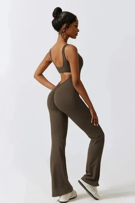 Circe – Sleeveless design – Refined gymwear jumpsuit