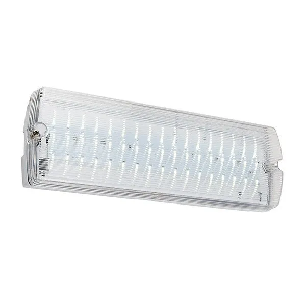 Clipo 3 Watt IP65 Cool White (6000K) LED Non-Maintained Emergency Bulkhead