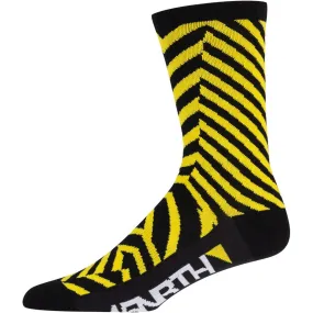 Dazzle Lightweight Wool Bike Socks - Yellow