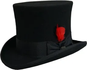 Dorfman Pacific WF567 Mad Hatter Wool Top Hat