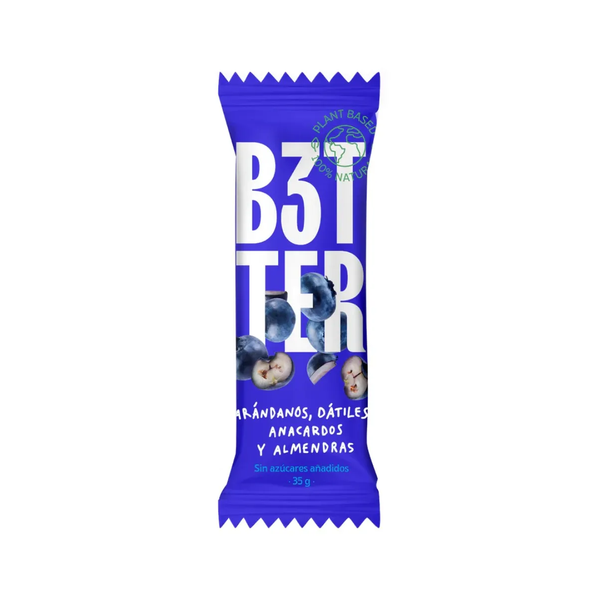 Energy Bar B3TTER Blueberry 35g Box 15 Units