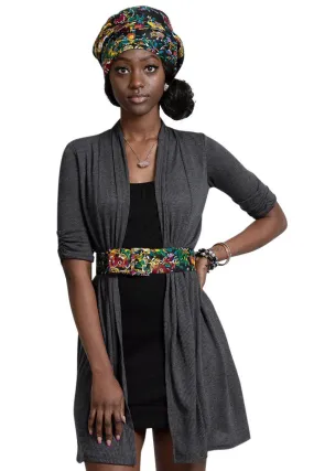 Fabia African Print Waist Belt with Buckle