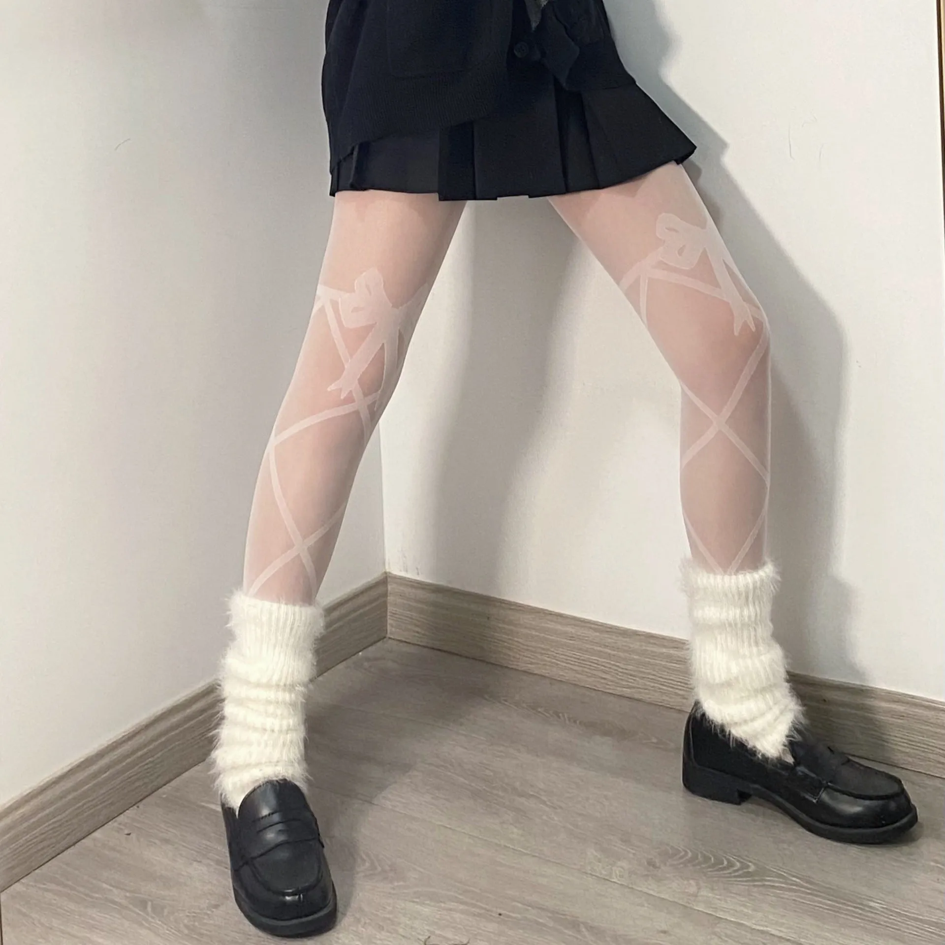 Fairy core knot bow tights