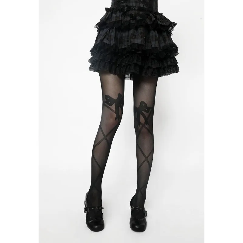 Fairy core knot bow tights