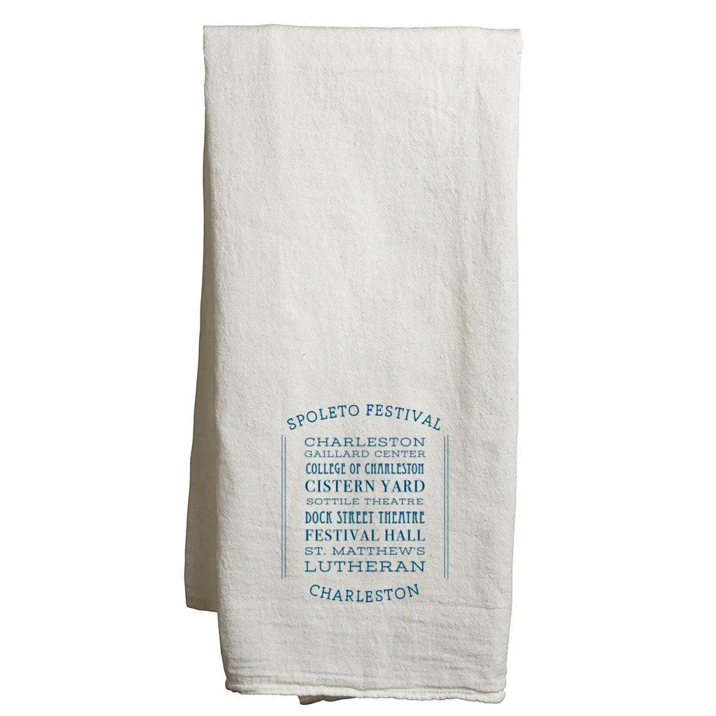 Flour Sack Tea Towels in a Customizable Appellations Design