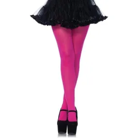 Fuchsia Nylon Tights - OS