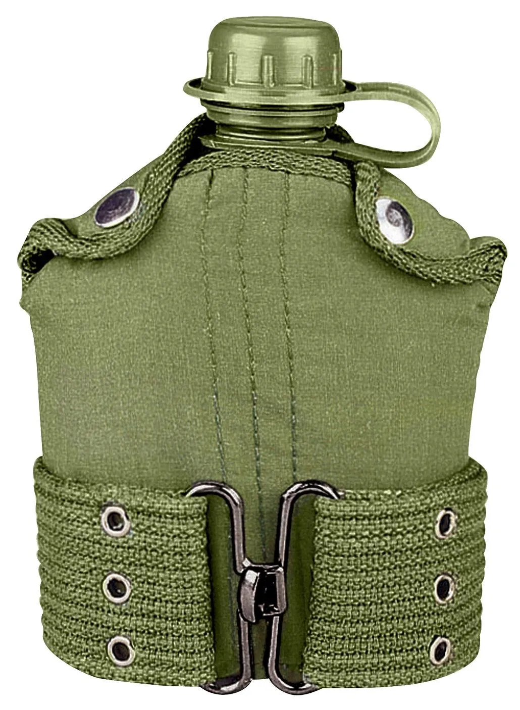 G.I. Type Plastic Canteen & Pistol Belt Kit