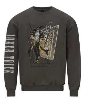 GUILTY GEAR - 'Johnny Joker Trick' Crew Neck Sweatshirt - Gray