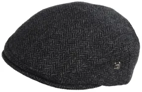 Headchange Made in USA 100% Wool Herringbone Ivy Newsboy Cap