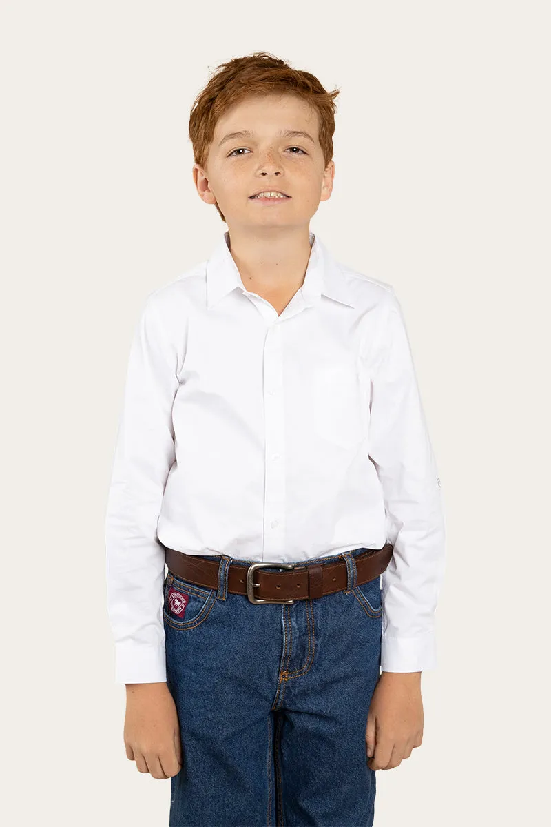 Heritage Kids Dress Shirt - White