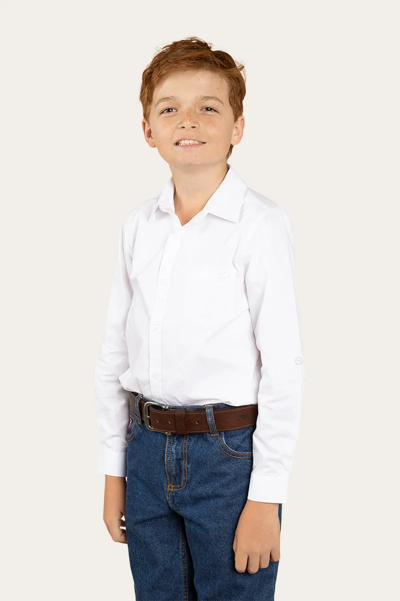 Heritage Kids Dress Shirt - White