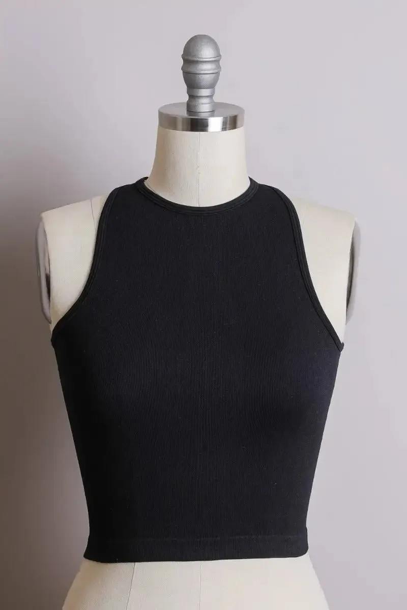 HIGH NECK RACERBACK BRAMI TOP