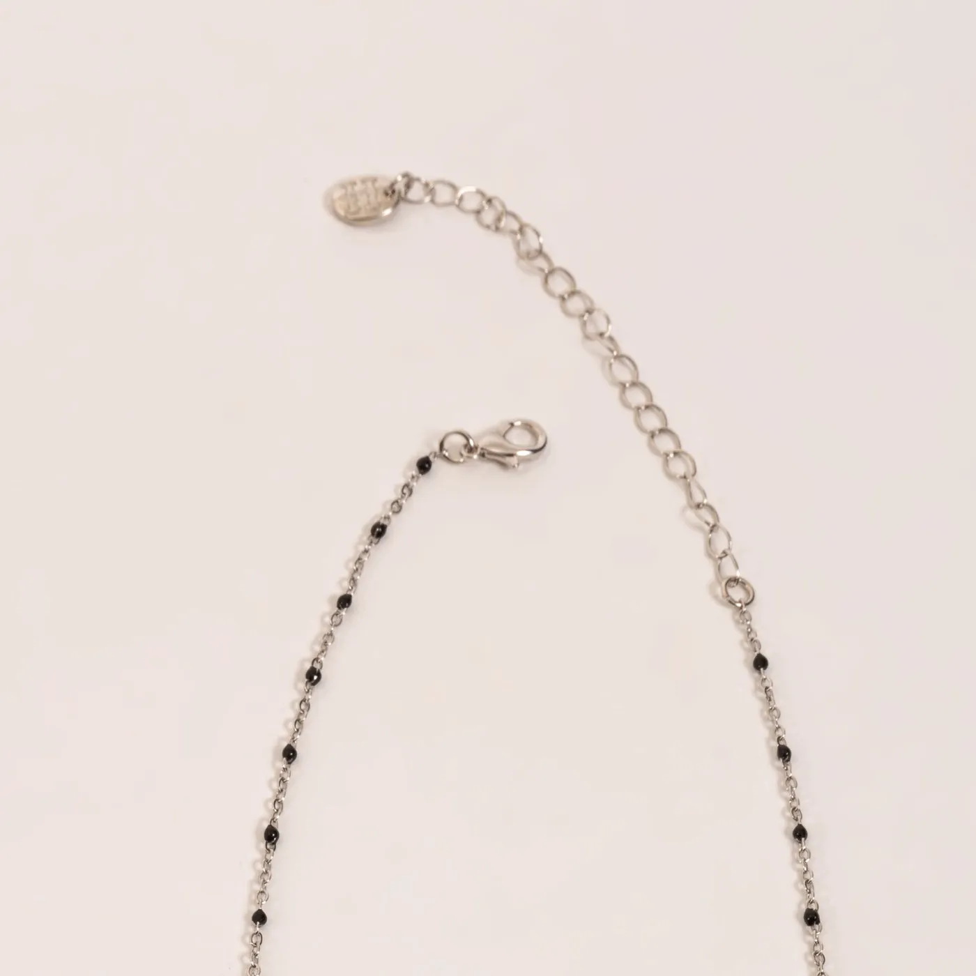 Howard's - Layer Me Enamel Bead Chain Necklace - Silver, 16 Inch