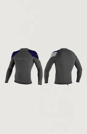 Hyperfreak 1.5mm Long Sleeve Crew | Grey