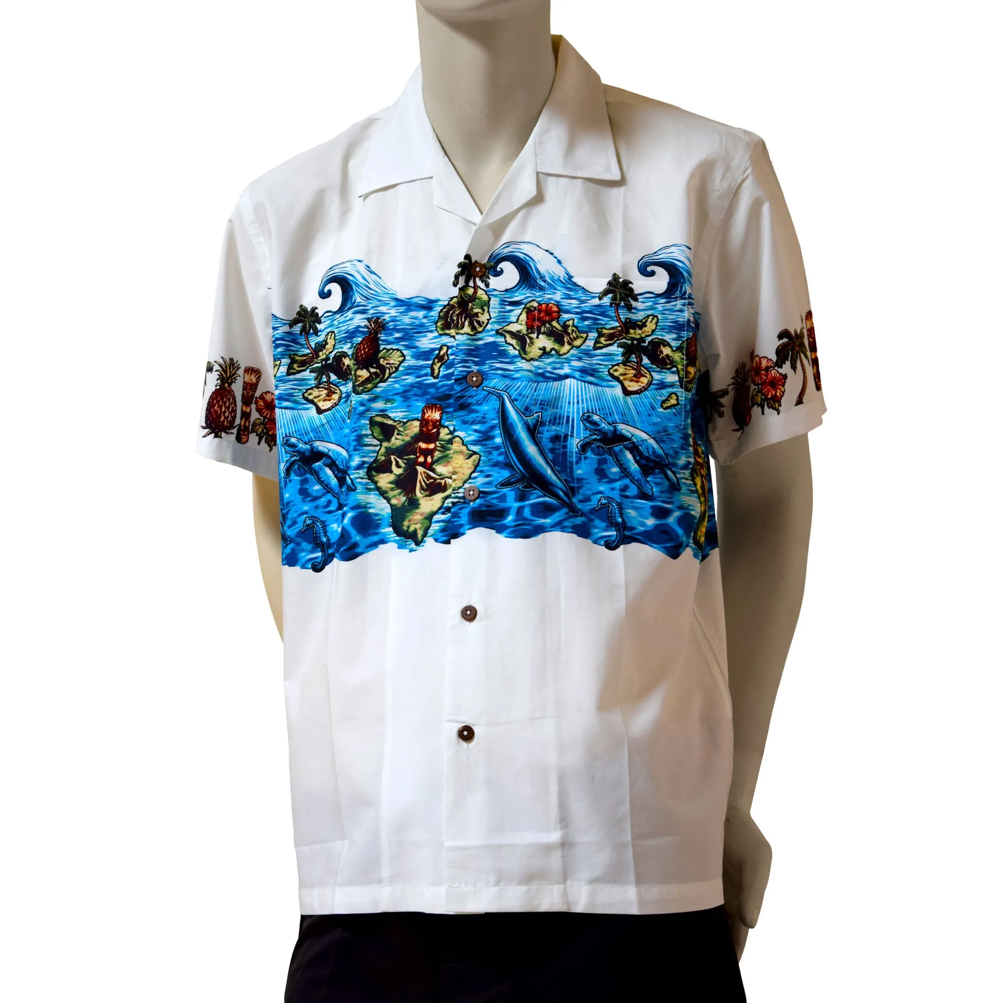 Island Band Men's Aloha Shirt