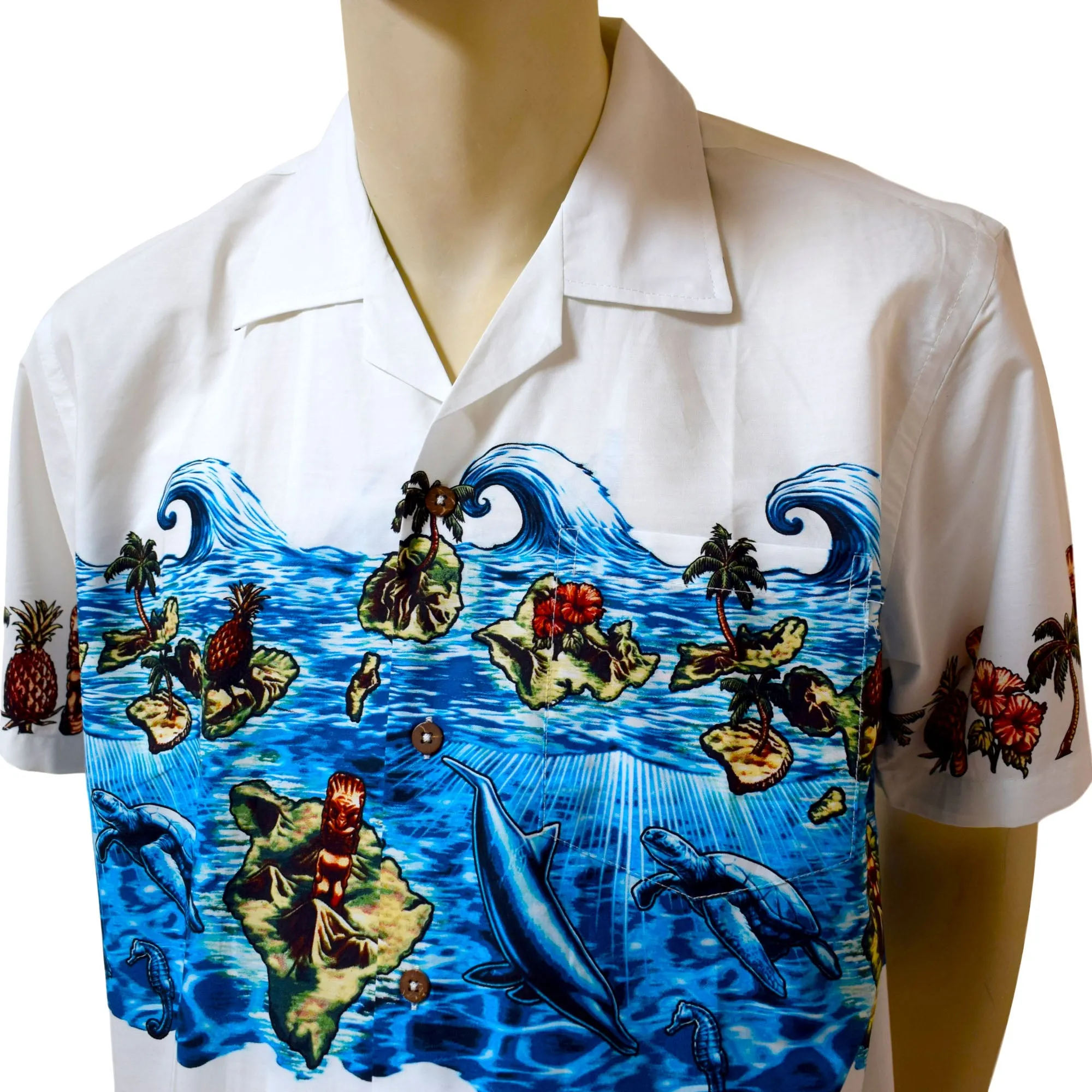 Island Band Men's Aloha Shirt