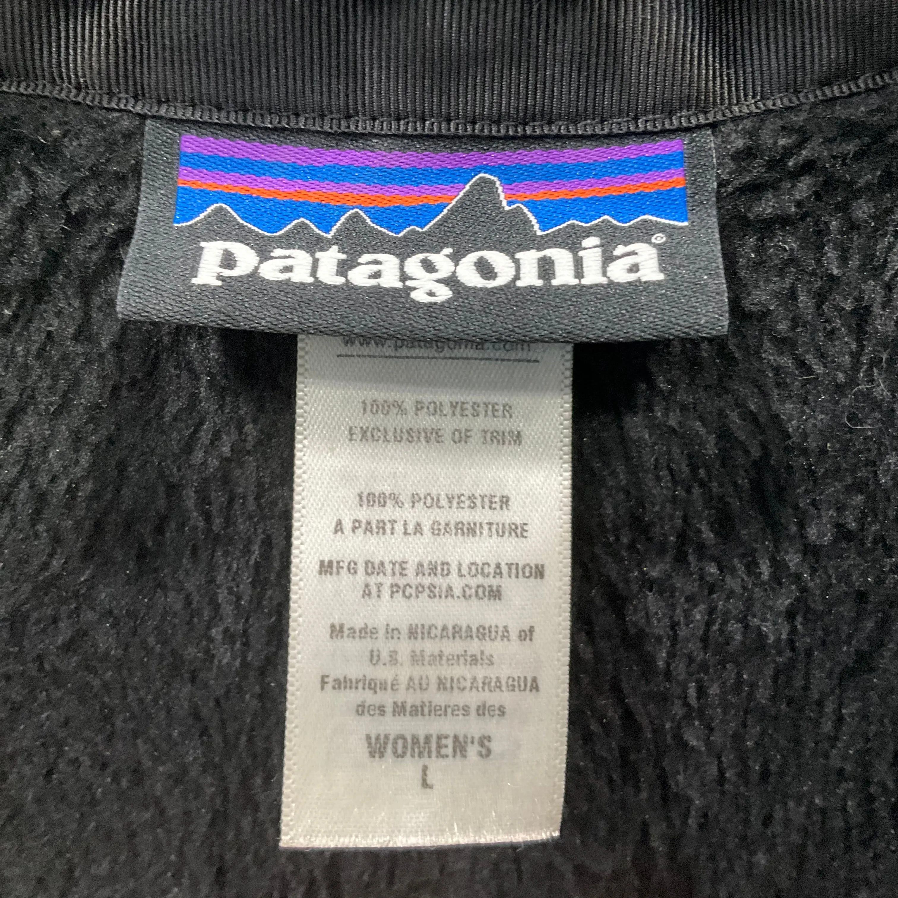 Jacket Fleece By Patagonia In Black, Size: L