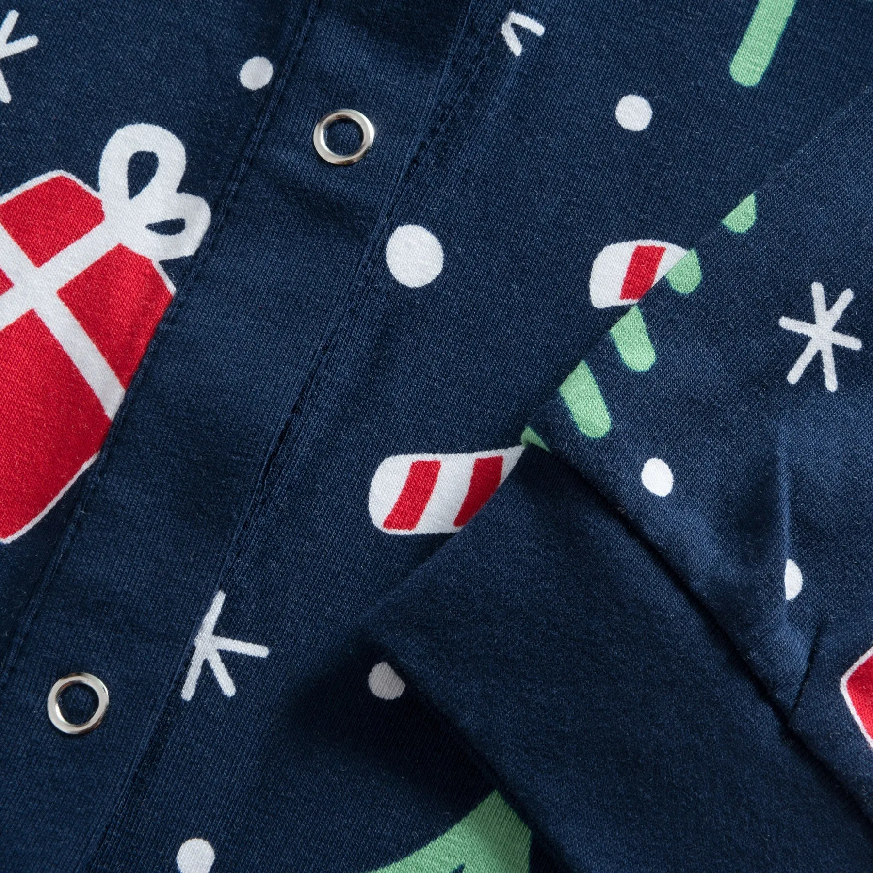 Kids' Blue Christmas Pattern Overall Christmas Pyjamas