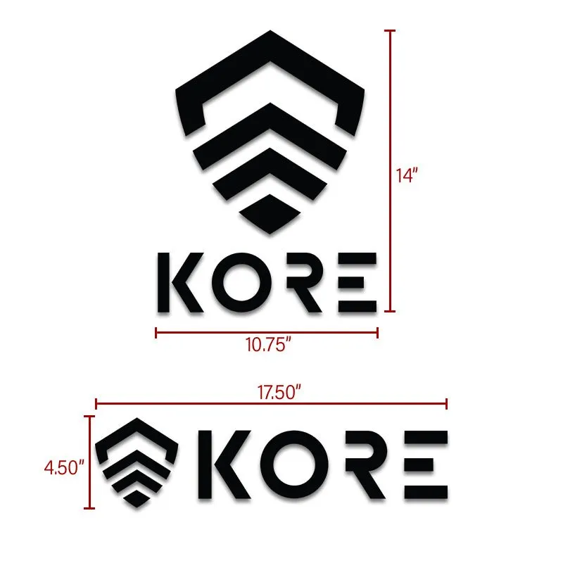 KORE LOGO DECALS