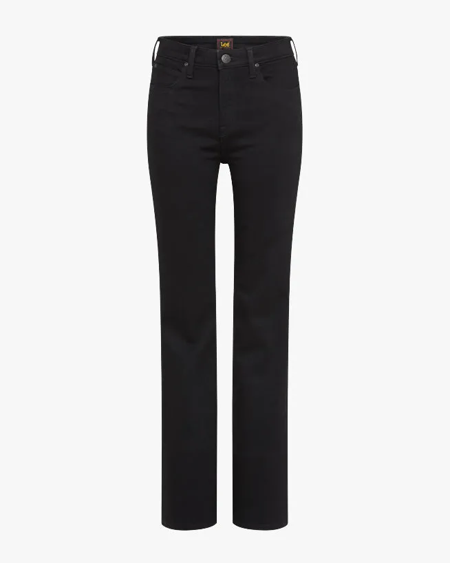 Lee Breese Bootcut Womens Jeans - Black Rinse