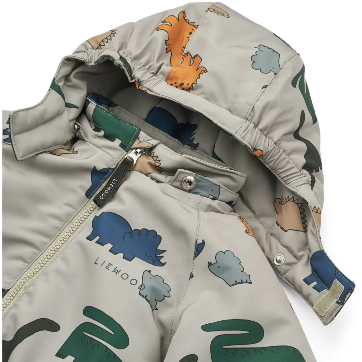 LieWood Dinosaurs / Mist Isa Snowsuit