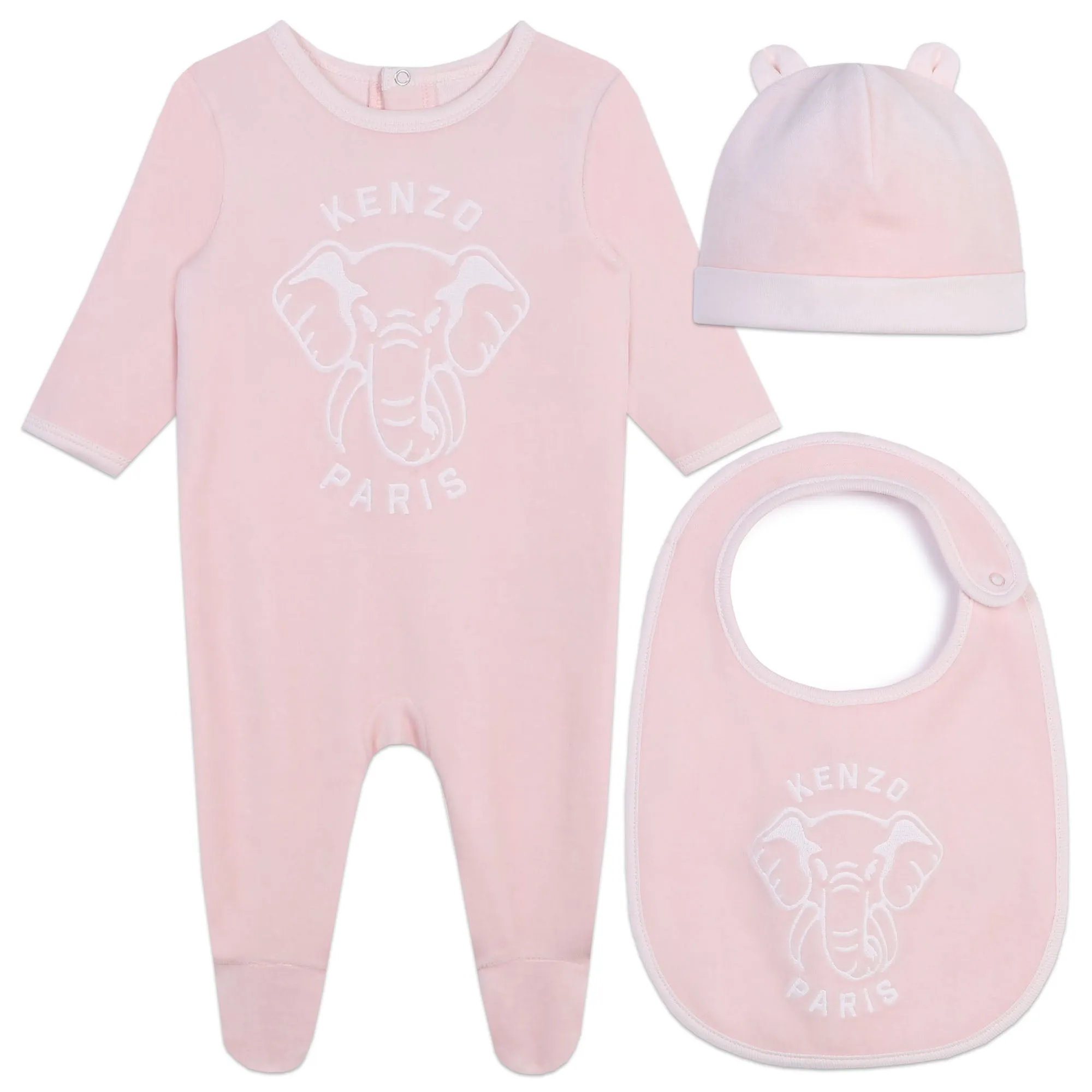 Logo Embroidered Babygrow Set