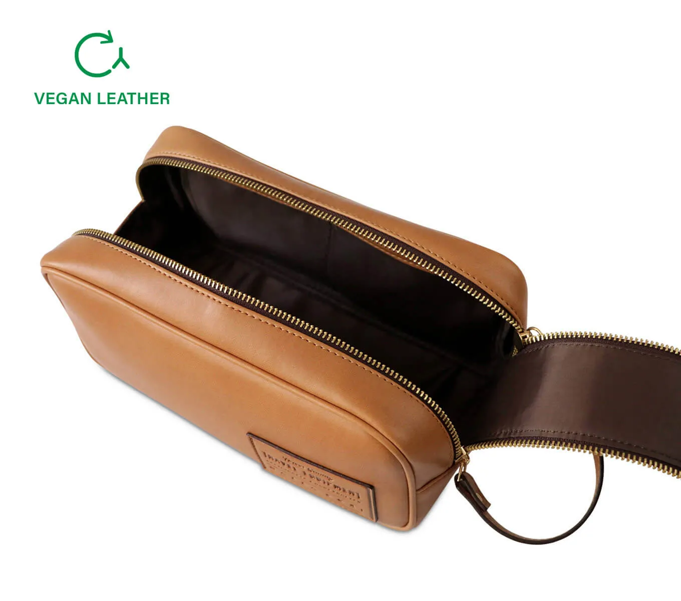 MARLOW DOPP KIT-APPLE LEATHER