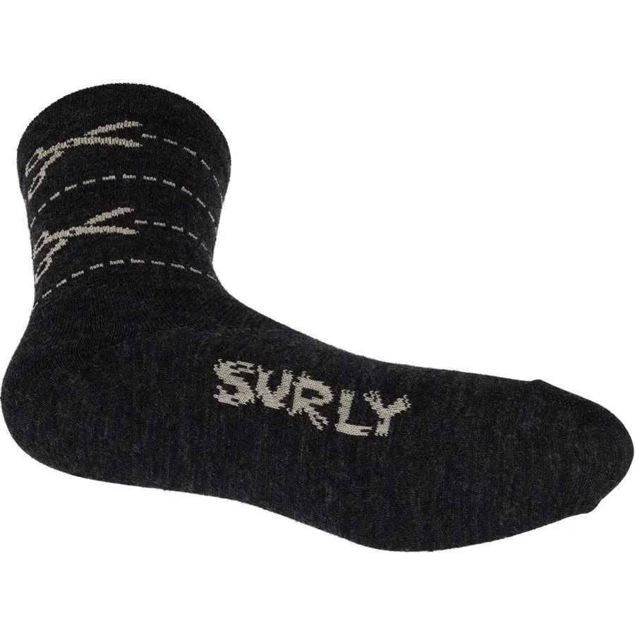 Measure Twice Bike Socks - Black