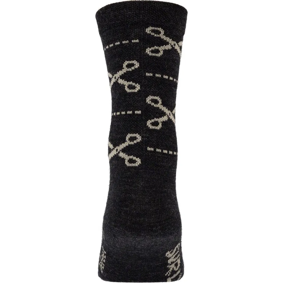 Measure Twice Bike Socks - Black