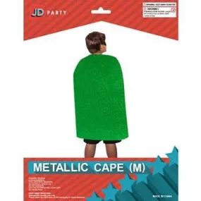 Medium Green Metallic Cape